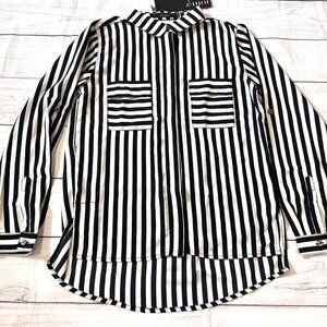 🆕NWT C'Moi Striped Shirt
